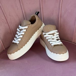 Chloe sneakers, beige (tan), size 39
